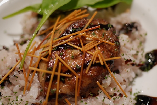 [フォアグラ丼寄った写真]